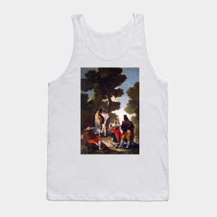 The Maja and the Cloaked Men, or A Walk through Andalusia by Francisco Goya Tank Top